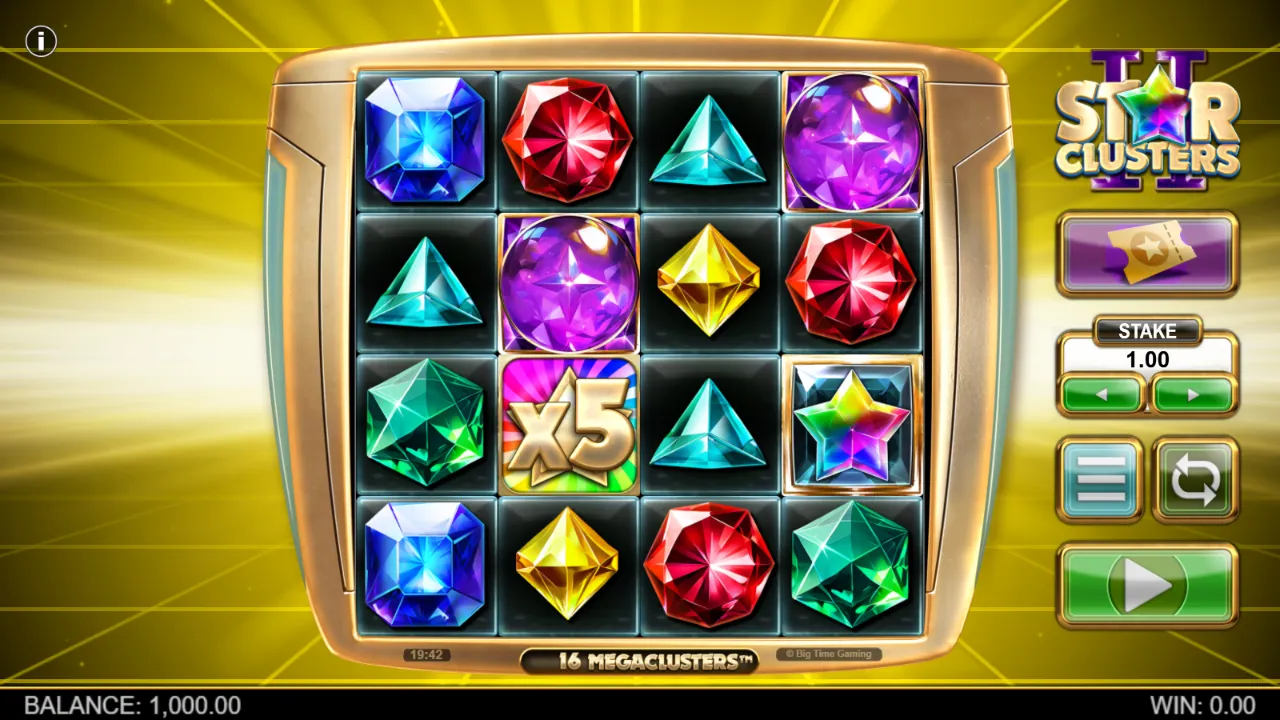 Первый игровой снимок Star Clusters 2 с символами на поле